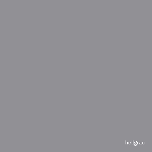 Ein einfarbiges hellgraues Quadrat mit dem deutschen Wort 'hellgrau' in kleinen weißen Buchstaben in der unteren rechten Ecke.